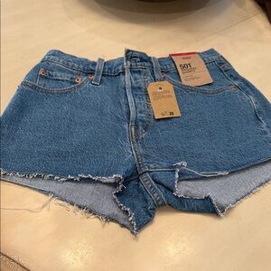 Levi's Women's Classic Blue Jean Shorts